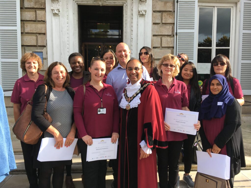 CuraCare Scoop Up The Dignity In Care Awards 11 CuraCare awards scaled 1